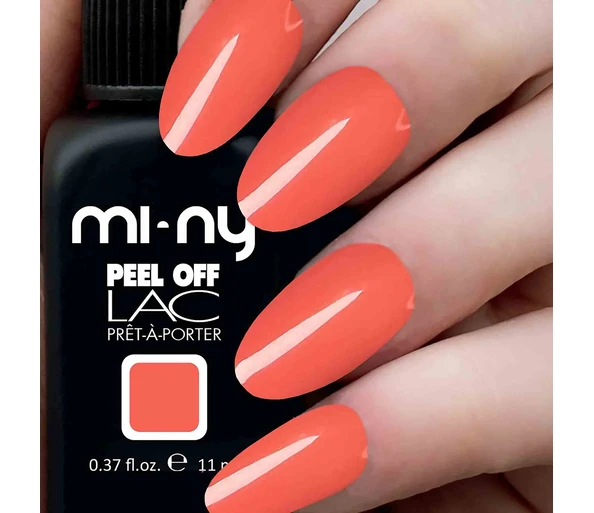 MI-NY Cosmetics One Step Peel Off NagellackLiving Coral