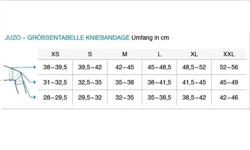 JuzoFlex Genu 320 nahtlose Kniebandage