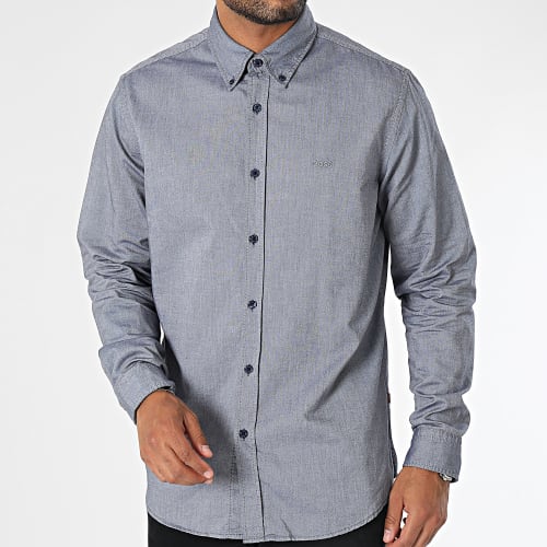 Chemise Manches Longues Rickert 50489341 Bleu Marine Chiné