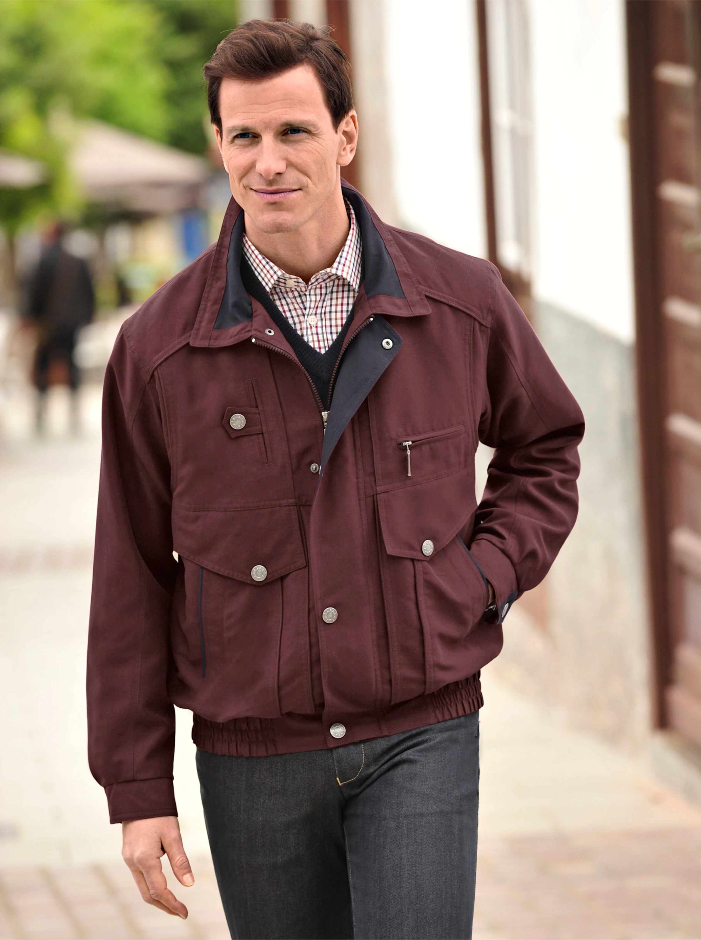 Marco Donati Blouson in bordeaux