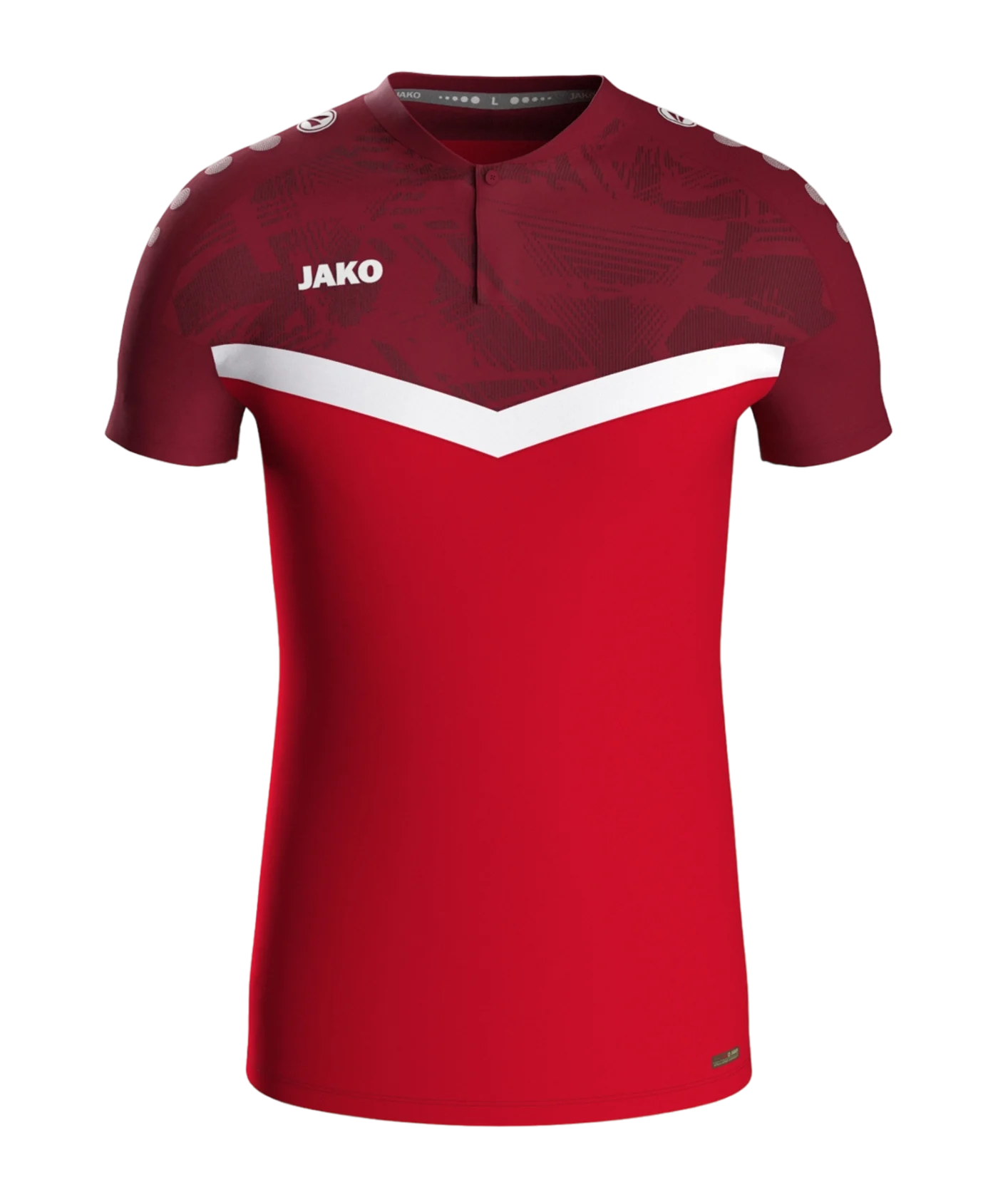 JAKO Iconic Poloshirt Rot F103