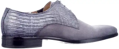 3823002 Giorgio blauw - maat 48 veterschoen blauw - maat 48 Calandschoen