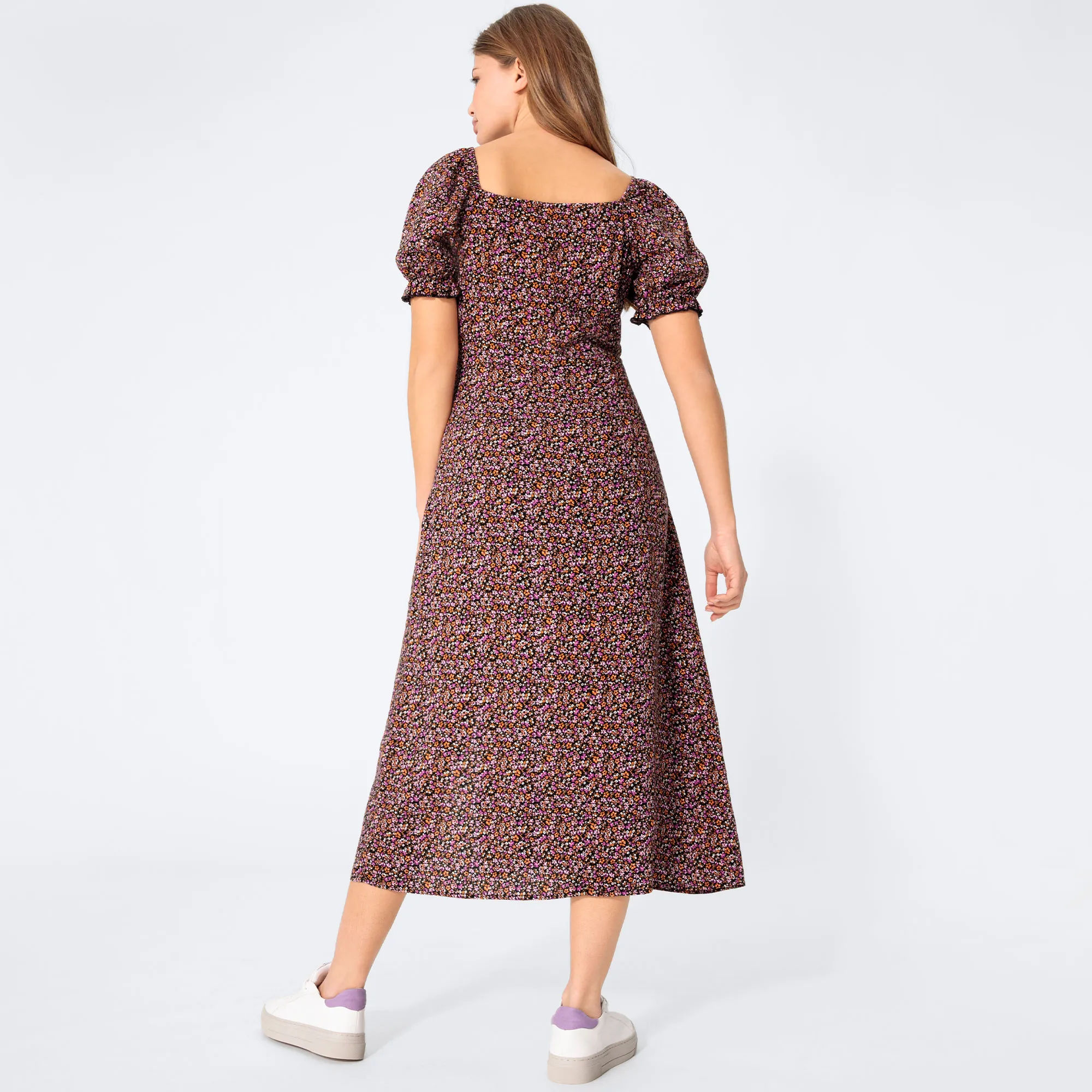 Damen-Kleid mit Zierschlitz
