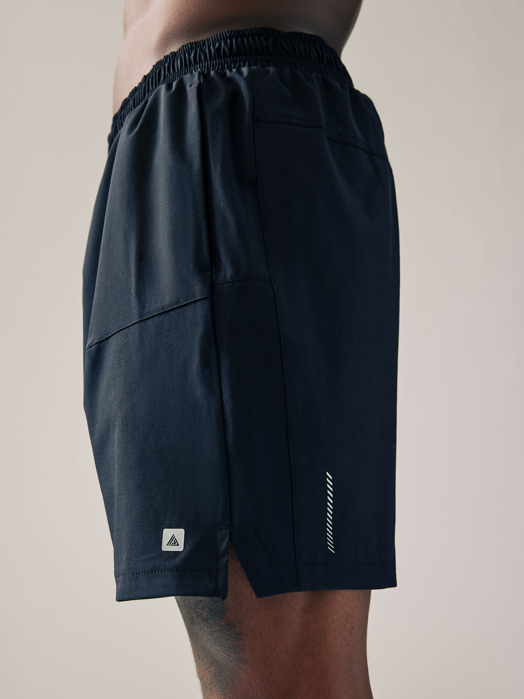 Zwart/marineblauw - 7 inch - Active Gym Sports Shorts 2 Pack