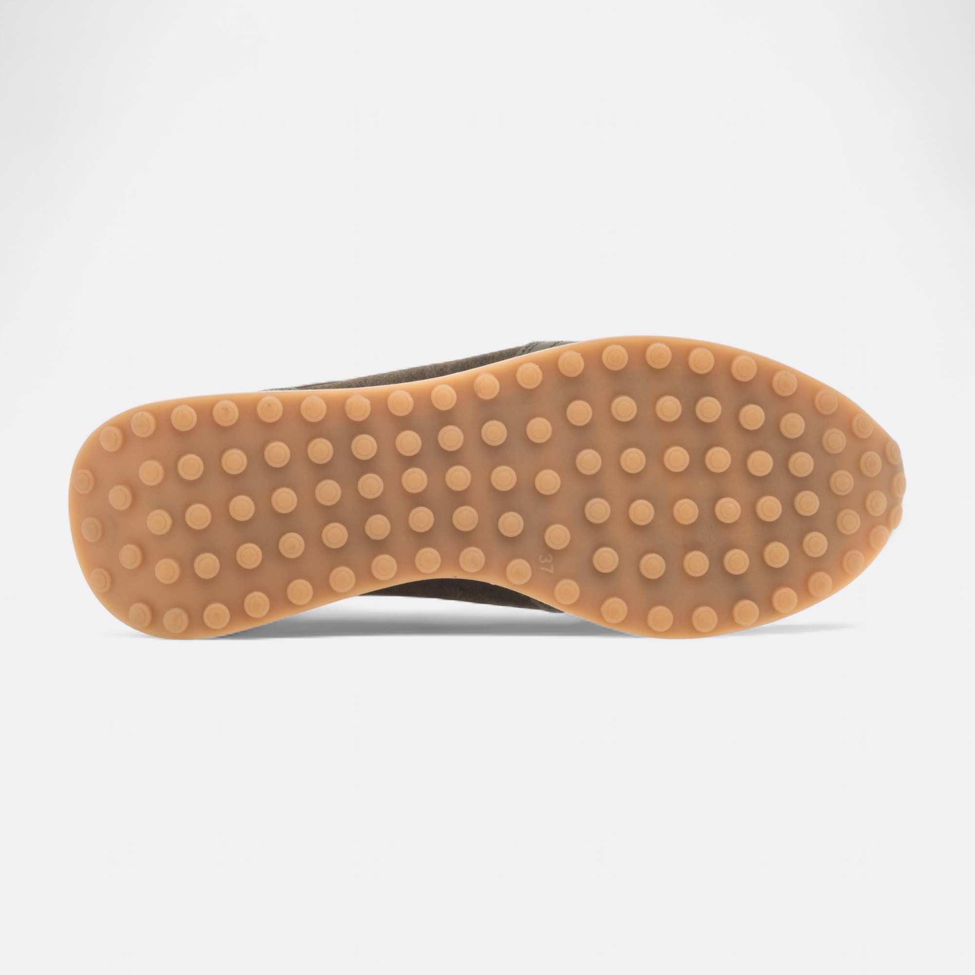 Baskets basses Femme en cuir kaki