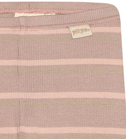 Petit Piao Leggings - Modal - Rib - Rose Fawn