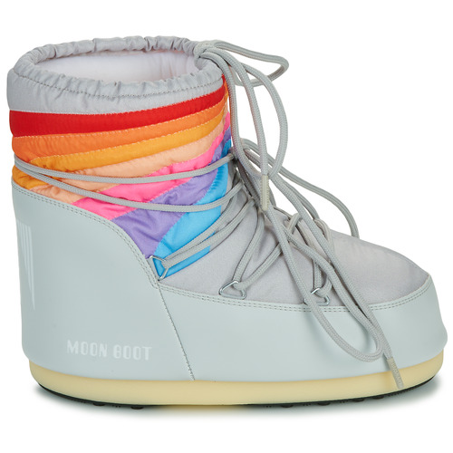 Moon Boot - MB ICON LOW RAINBOW - Gris / Multicolore