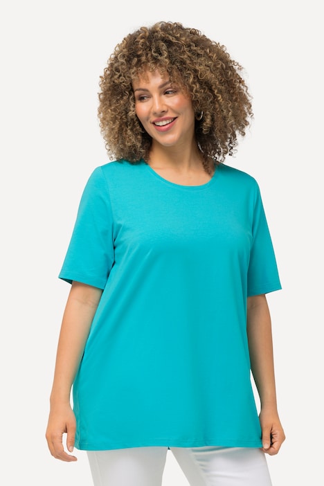 T-Shirt, A-Linie, Rundhalsausschnitt, Halbarm