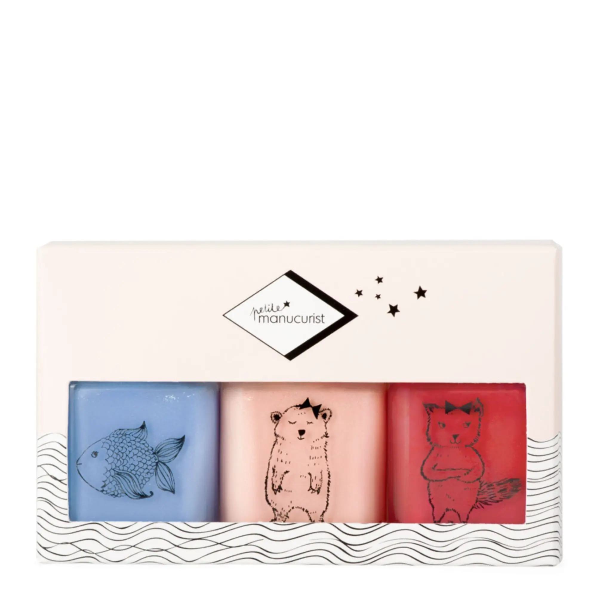 Manucurist - Coffret Vernis Enfant Pomme, Joy & Kiki- Coffret enfant