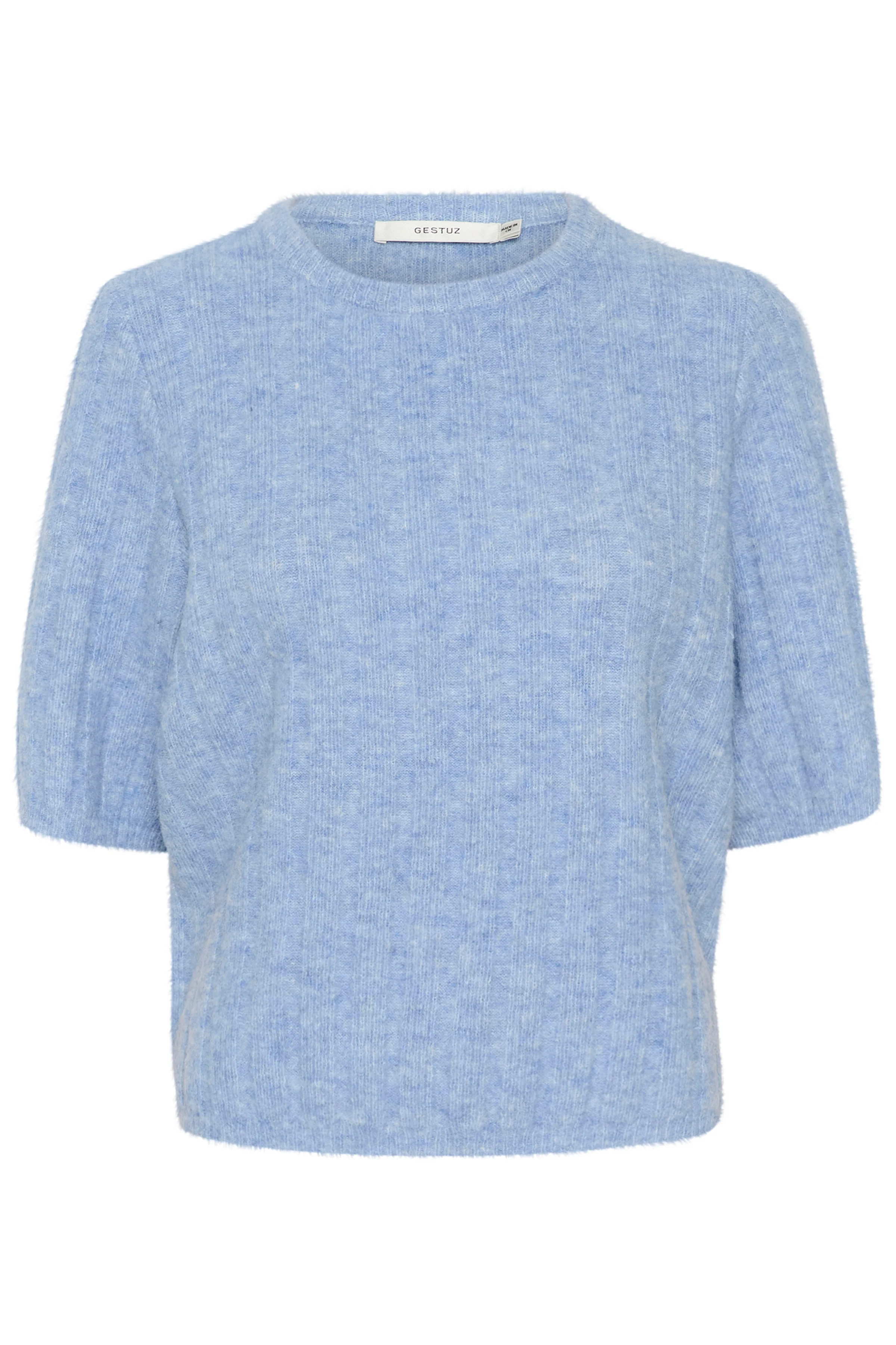 GESTUZ  AlphaGZ SS tt-shirt - Illution Blue Melange