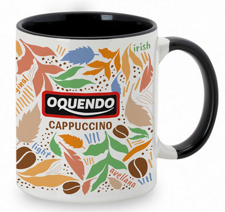 Pack Cappuccino : Mug Céramique 42 cl  + 36 dosettes Dolce Gusto - OQUENDO