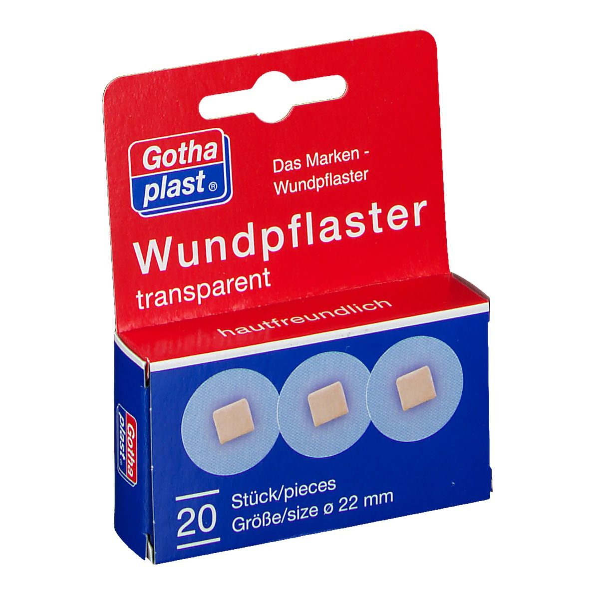 Gothaplast® Wundpflaster 22 mm transparent
