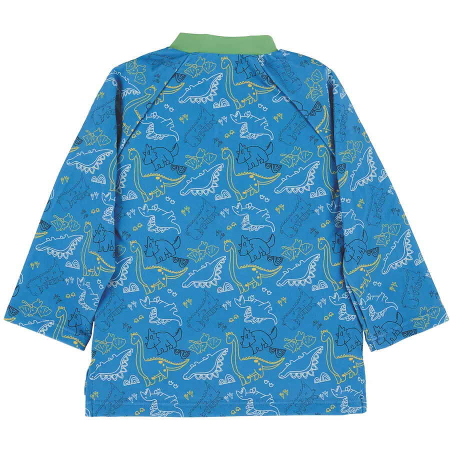 Sterntaler Langarm-Schwimmshirt Dino blau