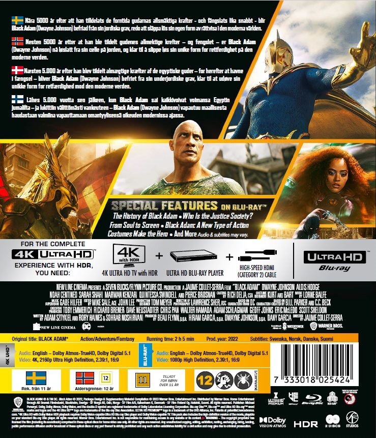Black Adam - 4K Ultra HD Blu-Ray