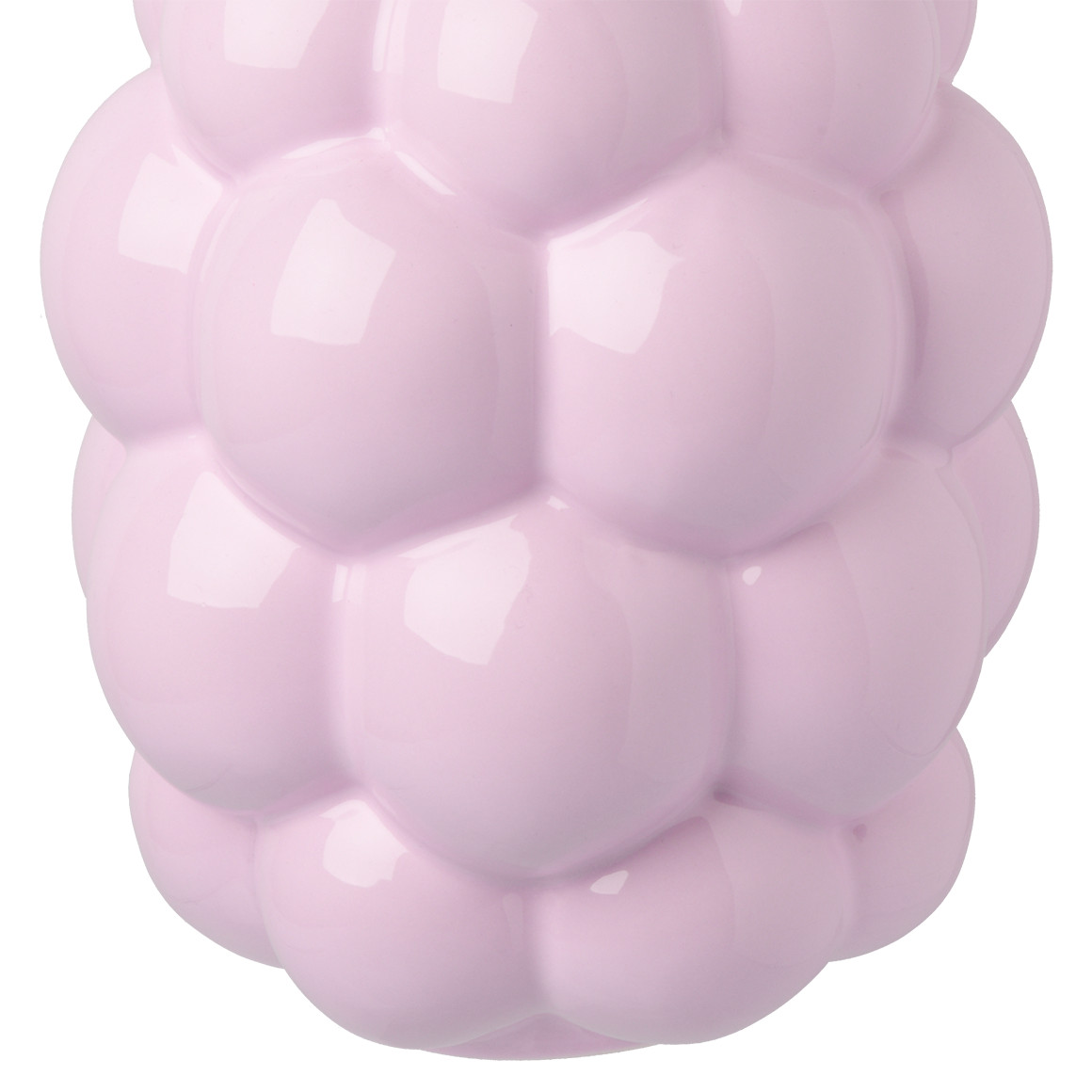Vase in Blasen-Form rosa