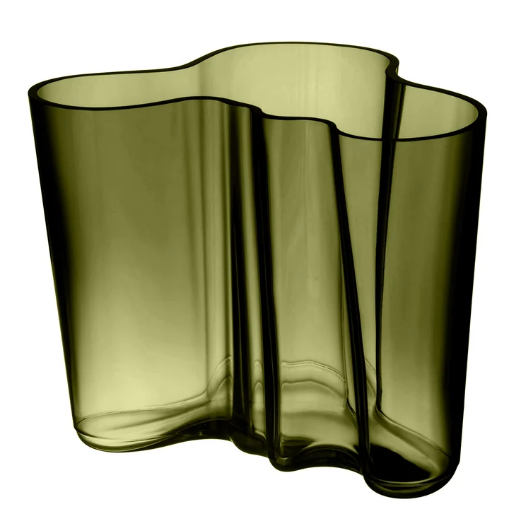 Iittala - Aalto Vase Savoy 160 mm, moosgrün