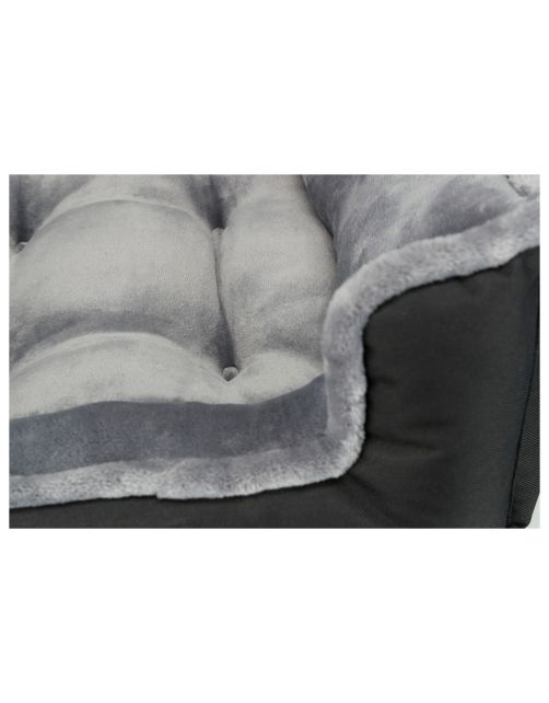 Trixie Auto Hondenstoel - Hondenautoaccessoire - 50x40x50 cm Zwart Grijs
