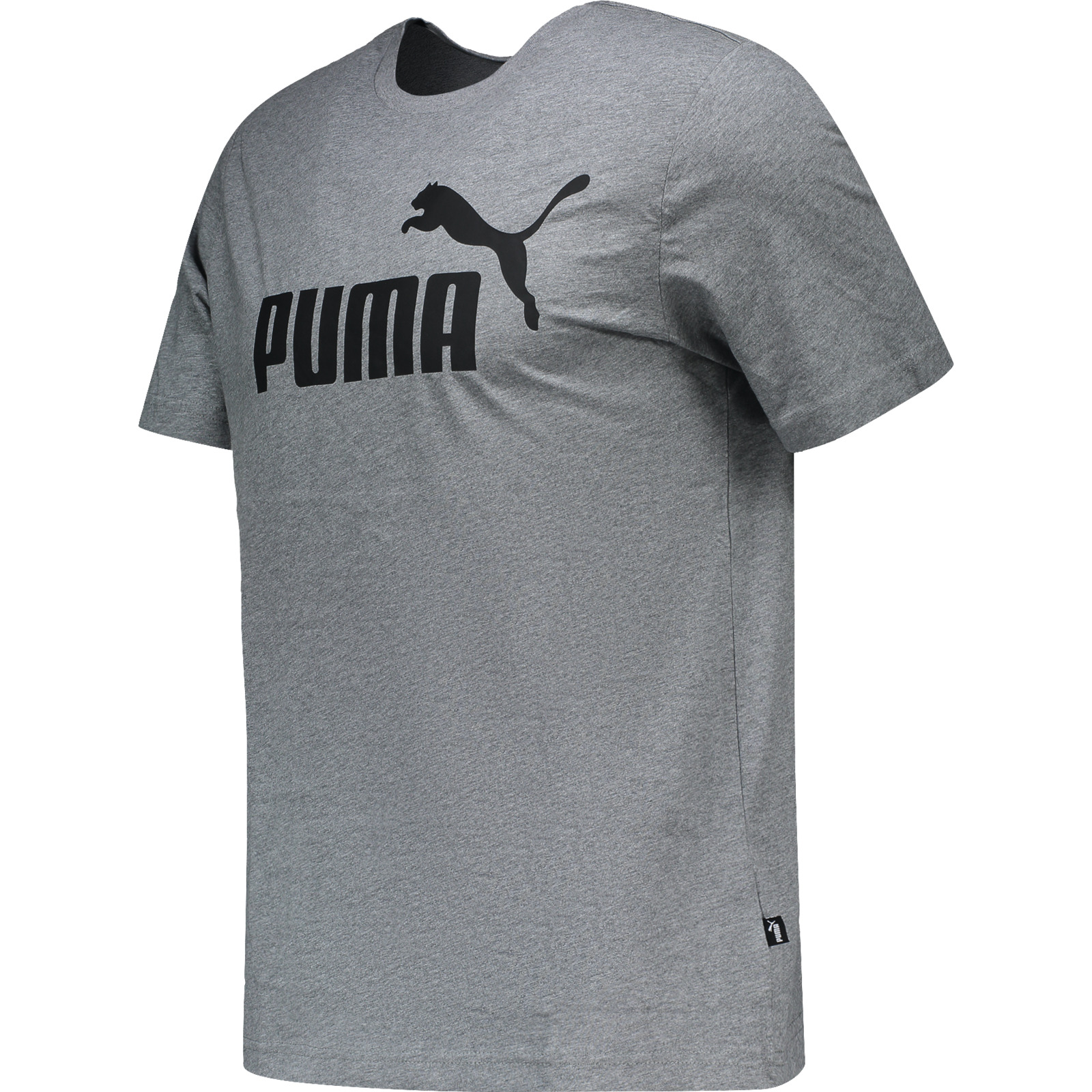 Puma Herren-T-Shirt ESS Logo M, grau