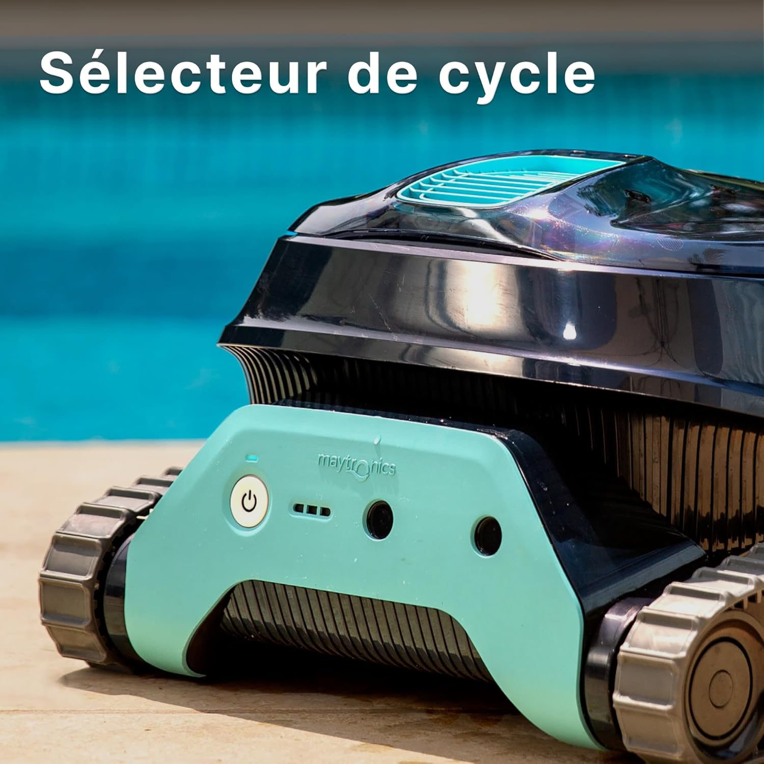 Dolphin Liberty 200 Robot Nettoyeur électrique sans Fil pour Piscine Hors-Sol Jusqu’à 10 m - Nettoyage des parois - Économie d'énergie