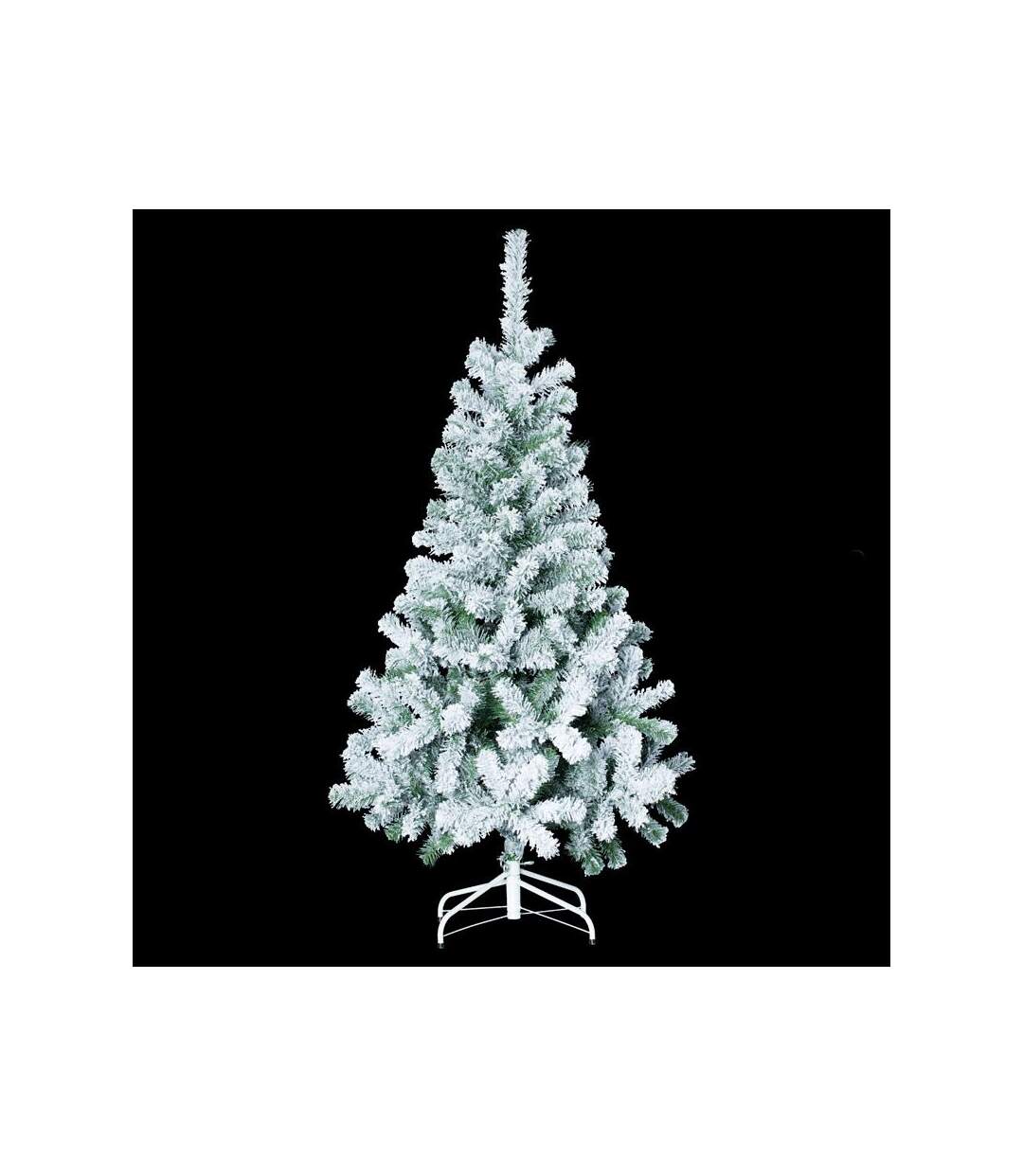 Sapin de Noël Enneigé Floqué 150cm Vert