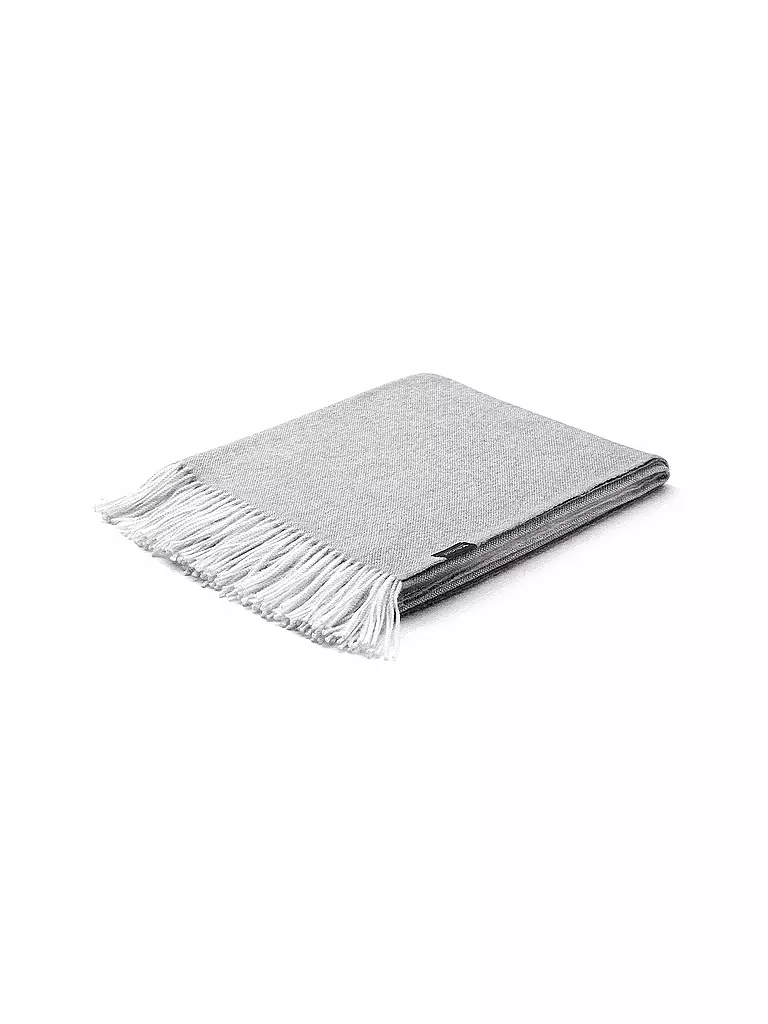 WEICH COUTURE ALPACA Edelhaardecke CIELO 130x180cm Grey  hellgrau