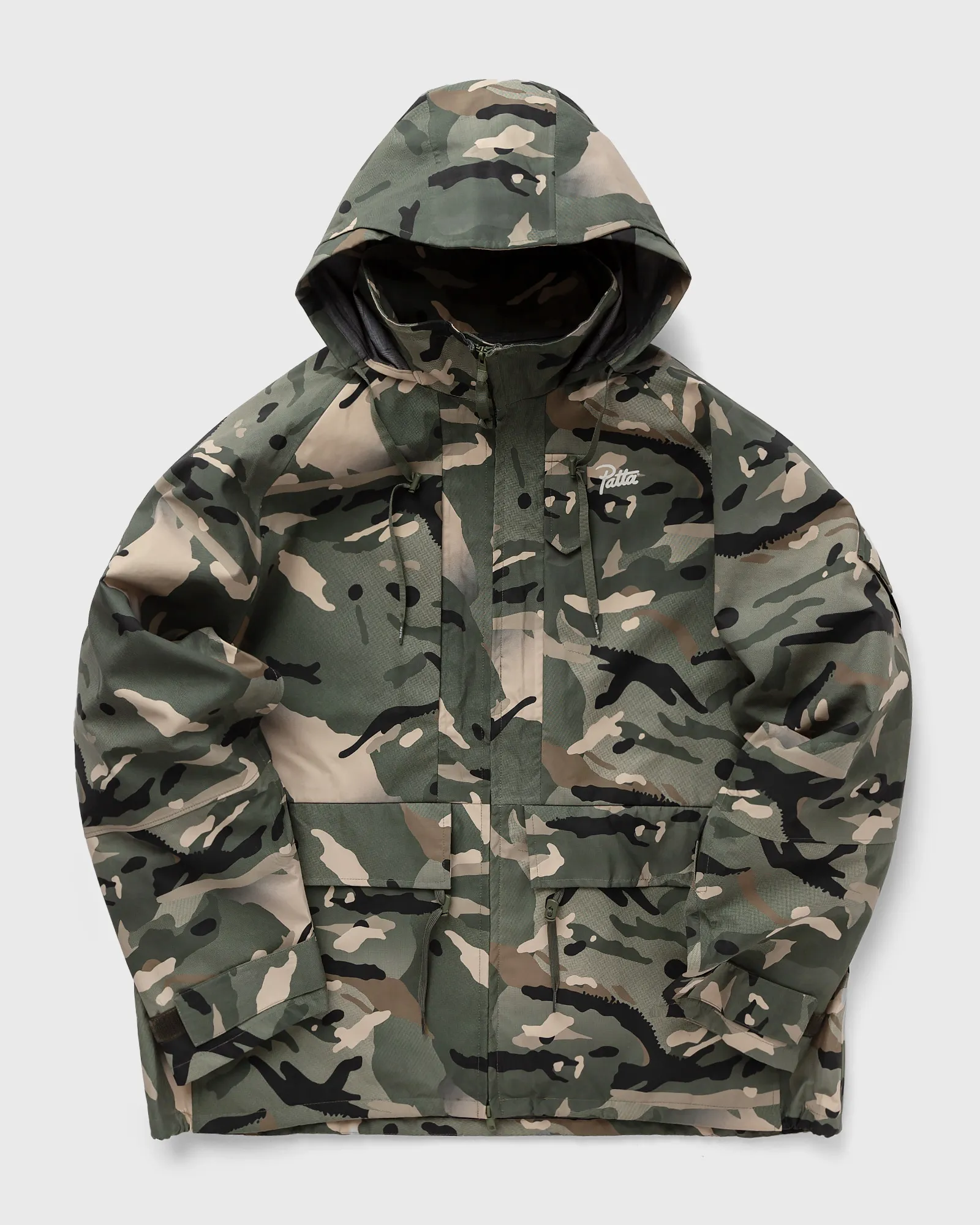 PATTA SPRAY CAMO NYLON TACTICAL PARKA