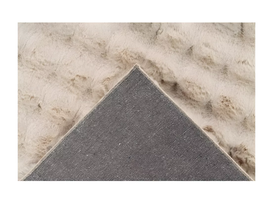 Tapis 230x160cm, design H008Y coloris beige - Confort et élégance pour votre intérieur