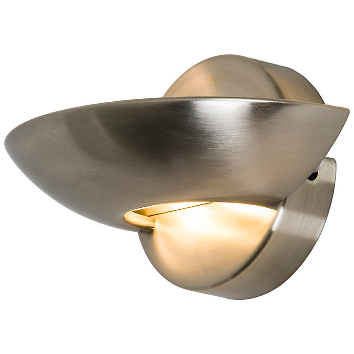 Applique murale Wuzit LED intégrée E27 IP20 argent