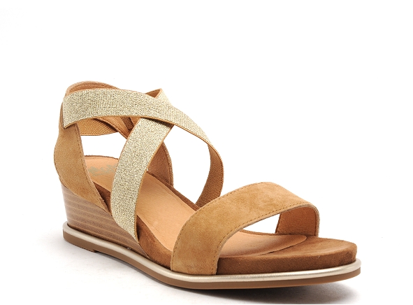 Mamzelle nu pieds talons femme naf beige