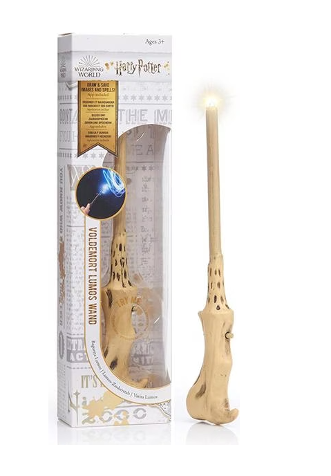 Harry Potter - Lumos Zauberstab Motto Party Zubehör LED Leucht Magierstab (inkl. Batterien) Lizenziert - Assortiert