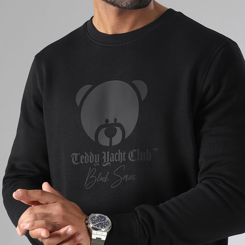 Sweat Crewneck Black Series Head Collection Noir