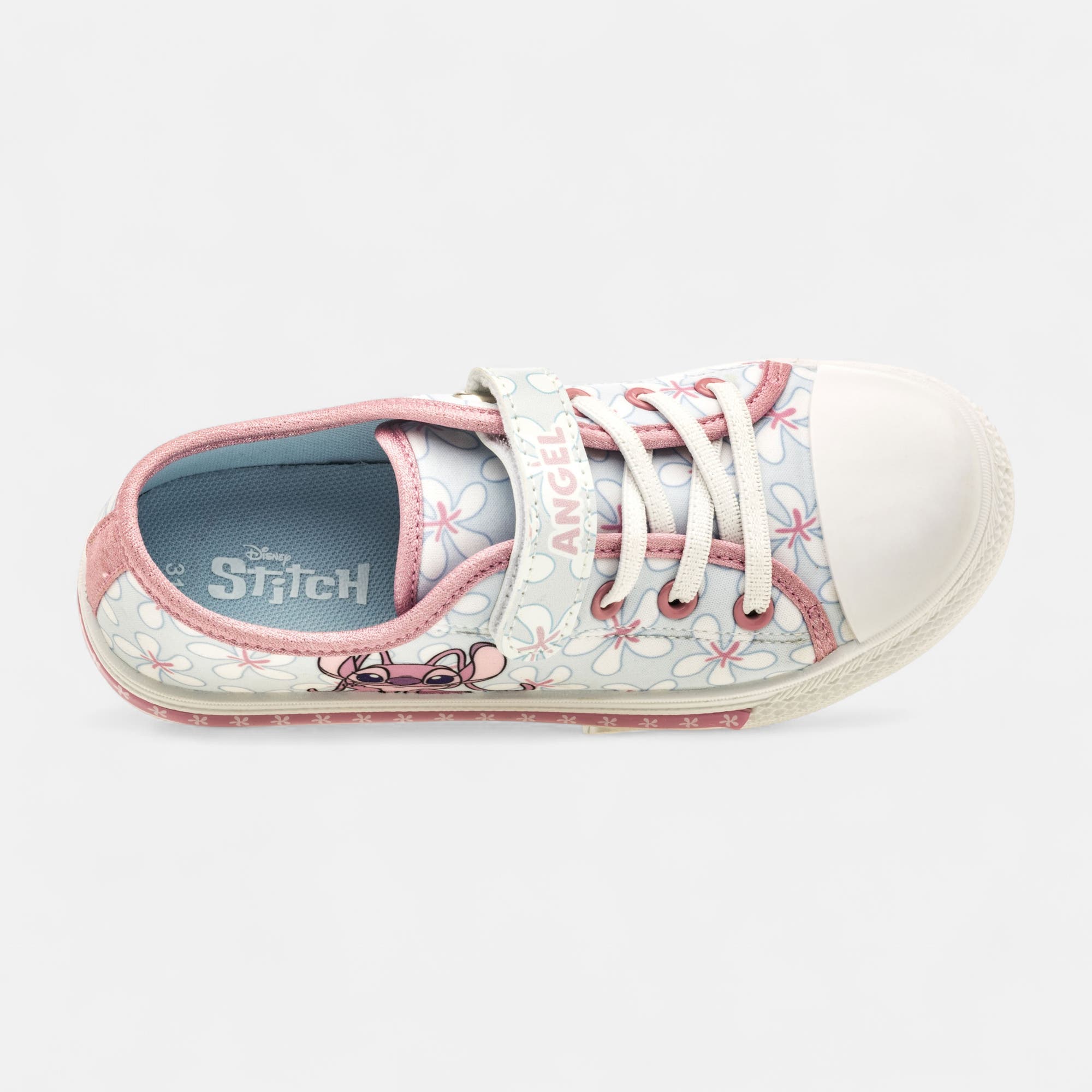 Baskets en toile Fille bleu