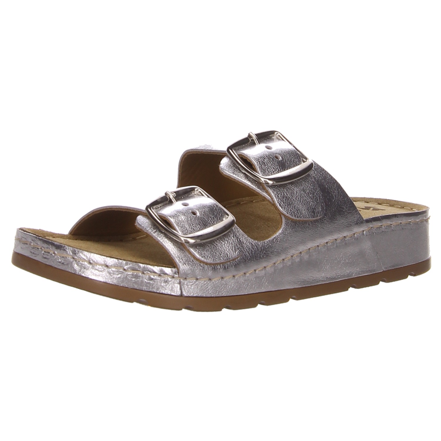 elbandi Pantolette silber gold/silber/bronce