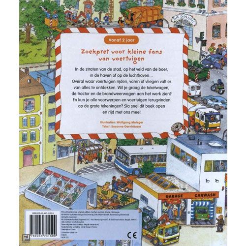 Uitgeverij deltas kartonboek mijn allereerste zoekboek - voertuigen 0580669
