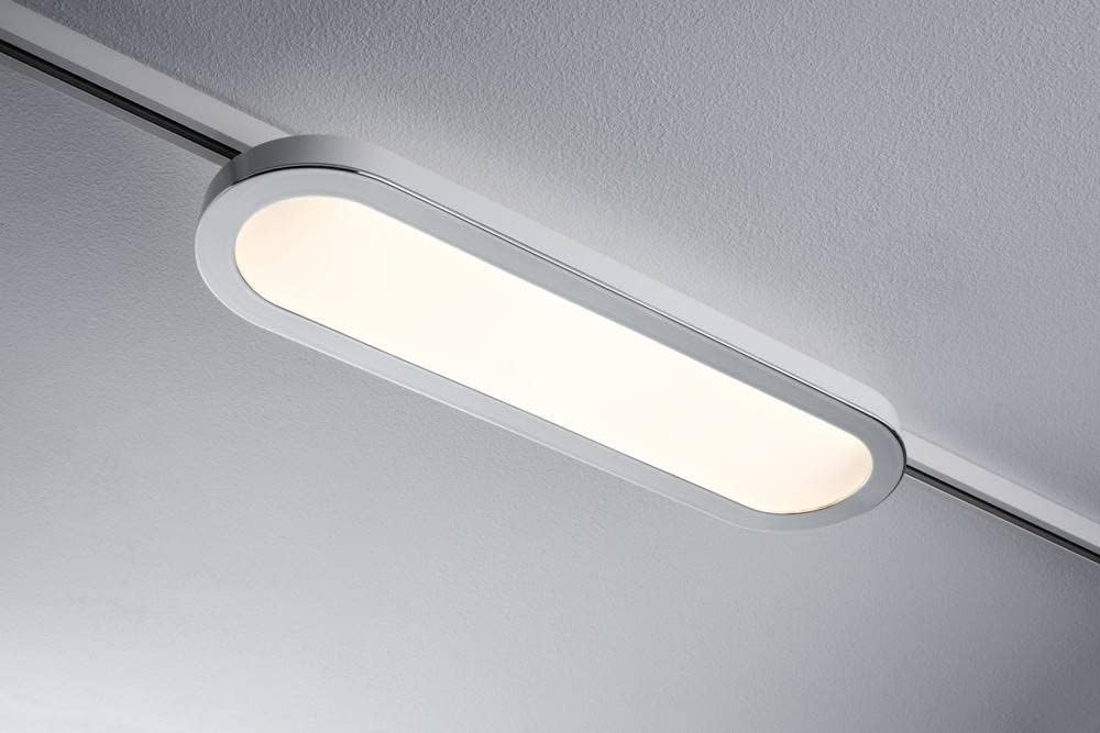 Paulmann 95320 URail System LED Panel Loop 7W Weiß/Chrom 230V Alu/Kunststoff
