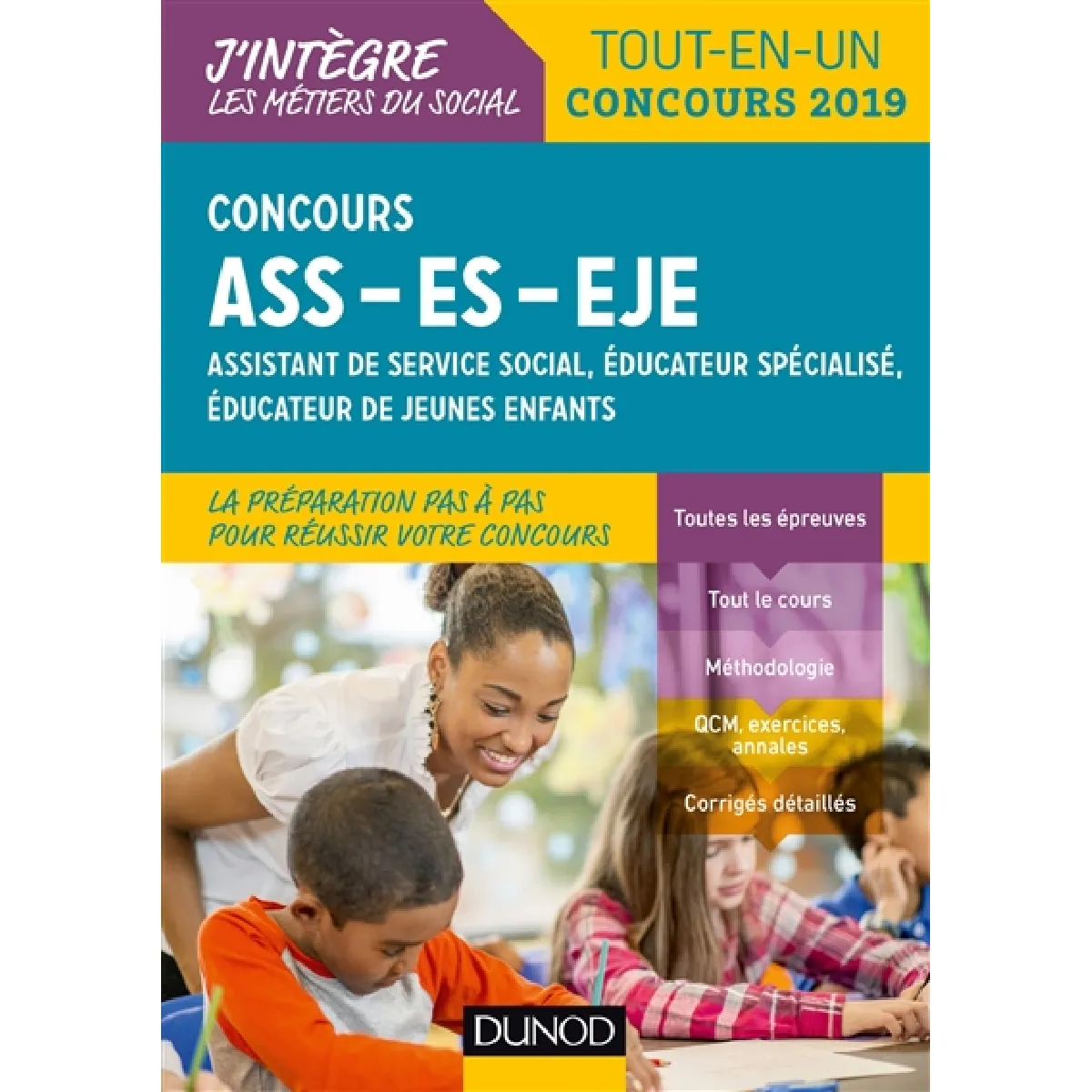 Concours ASS, ES, EJE : assistant de service social, éducateur spécialisé, éducateur de jeunes enfants : tout-en-un, concours 2019 · Occasion