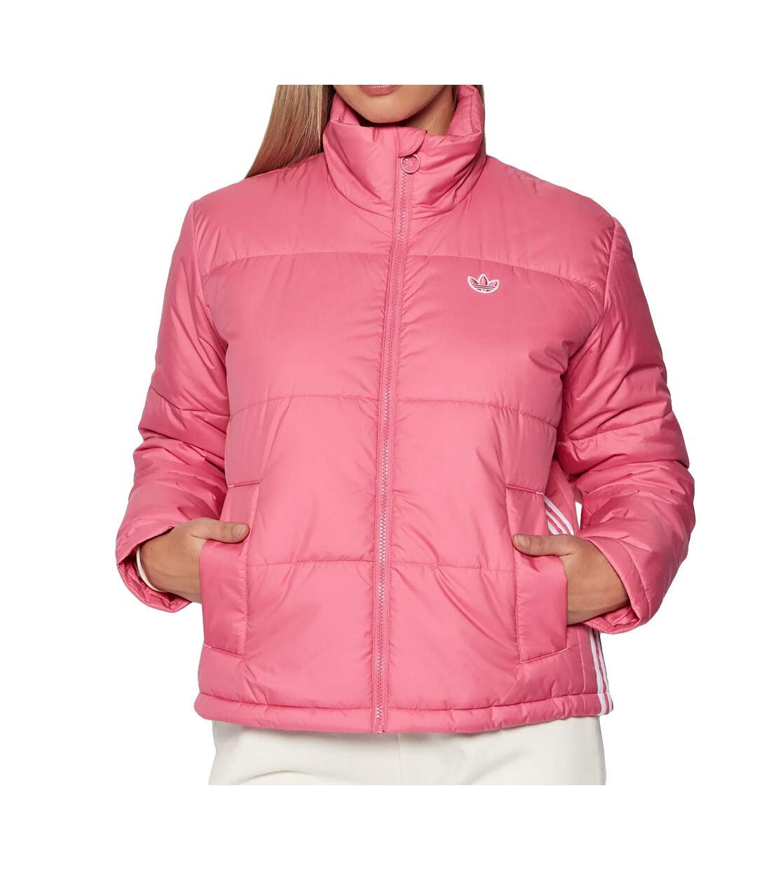 Doudoune Rose Femme Adidas Puffer