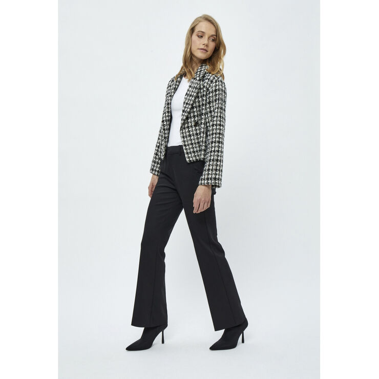 Minus Renete Short Jacket Black checked