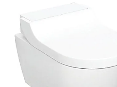 Geberit AquaClean Tuma Comfort - douchetoilet væghængt: WC-skål: hvid / KeraTect