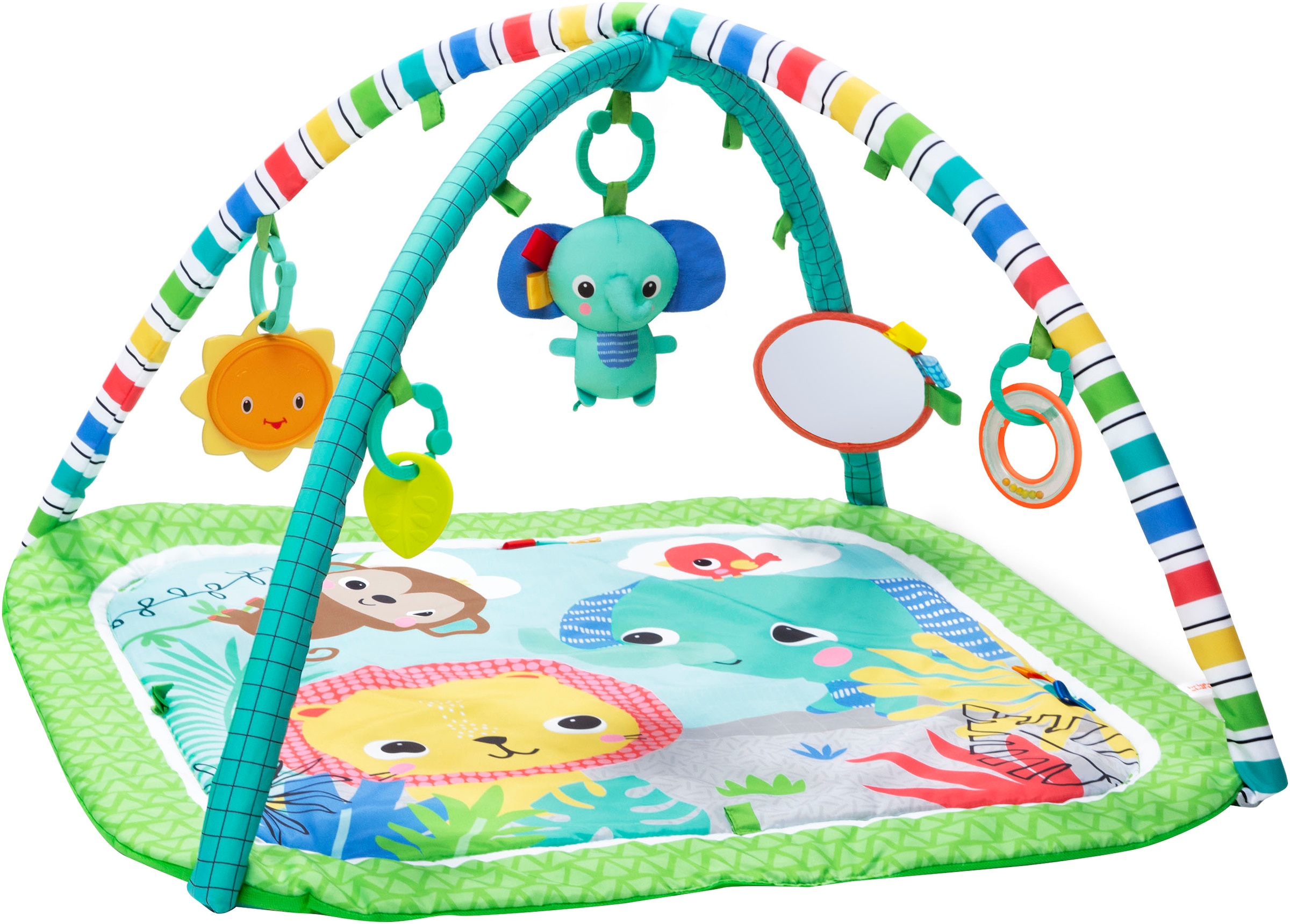 Bright Starts Baby Gym »Wild Wiggles™ FoldAway Activity Gym™« mit verschiedenen Melodien