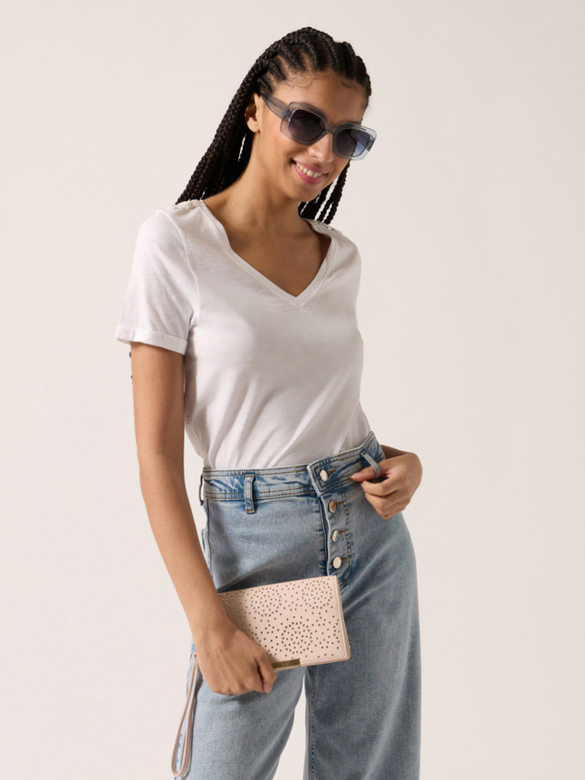 T-shirt dos dentelle