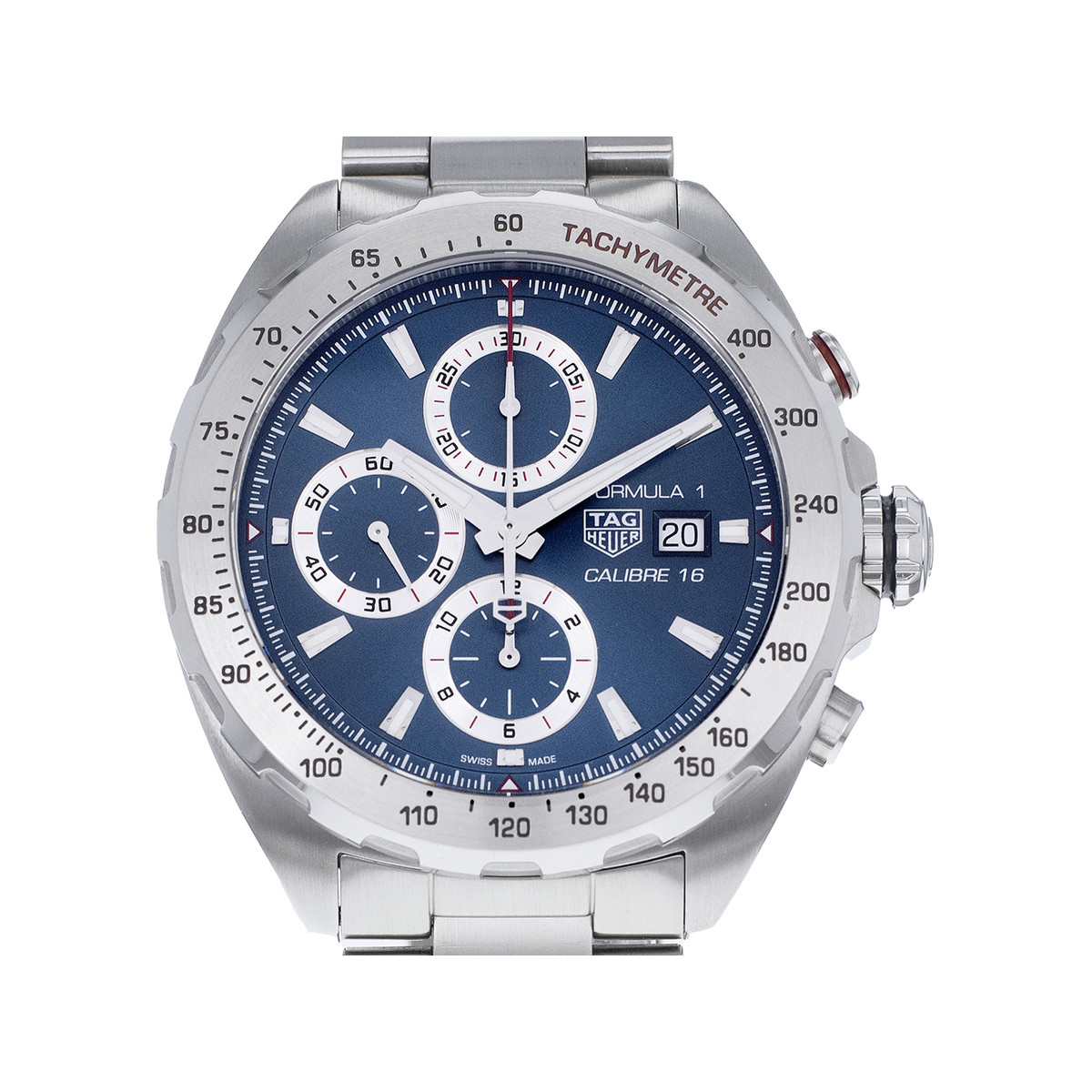 Montre d'occasion Tag Heuer Formula homme chronographe automatique acier