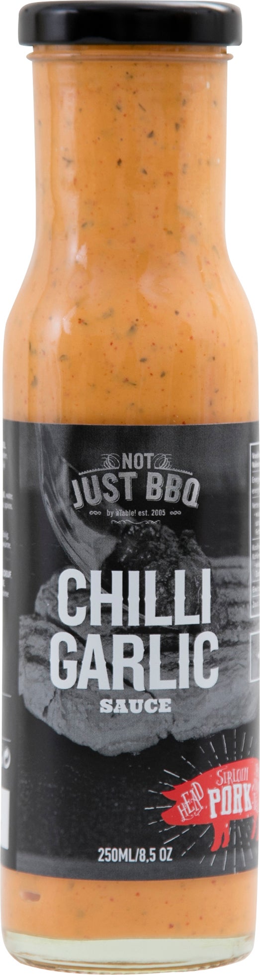 Not just BBQ barbecuesaus chili garlic 250 ml