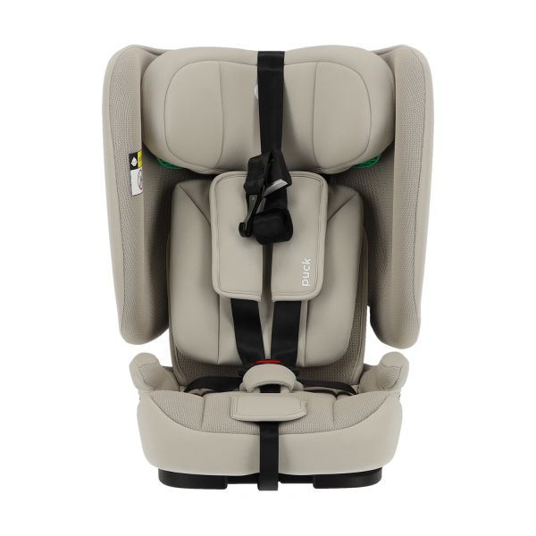 Puck autostoel JIM-sand opvouwbaar Groep 1/2/3 (76-150 cm)