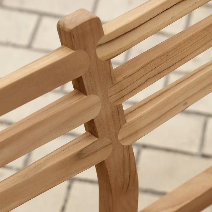 Carl Hansen - AH701 Gartenbank, Teak unbehandelt