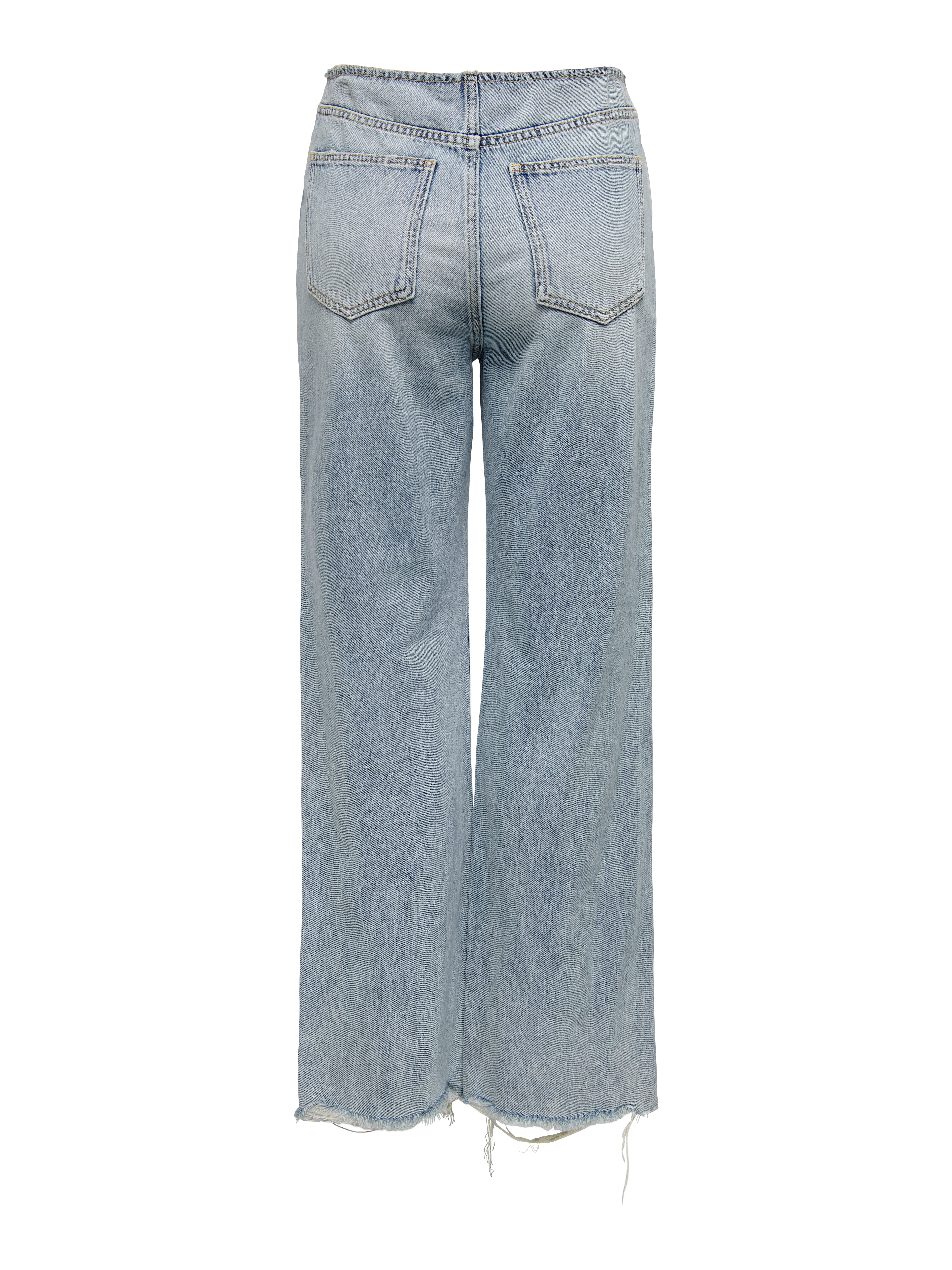 ONLKIKI Hohe Taille Weiter Beinschnitt Jeans Medium Blue Denim