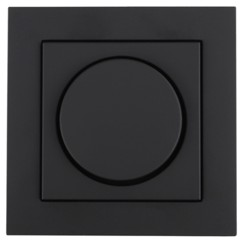 Gira E2 Inbouw Centraalplaat Dimmer Mat Zwart