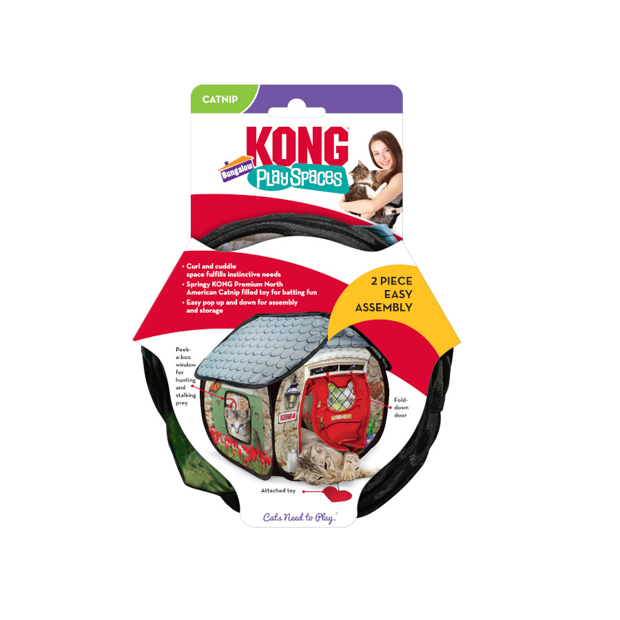 Casa de Brinquedo para Gatos Kong Play Spaces Bungalow