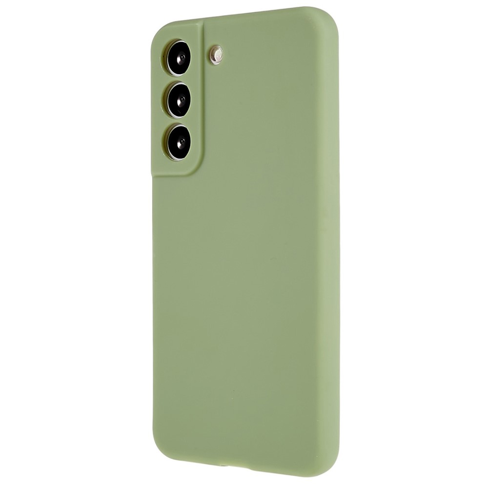 Samsung Galaxy S22 5G Gummi Case Hülle mit Kameraschutz - Grün (Matt)