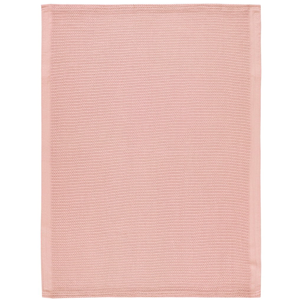 AlviAlvi   BIO Babystrickdecke piqué rosé